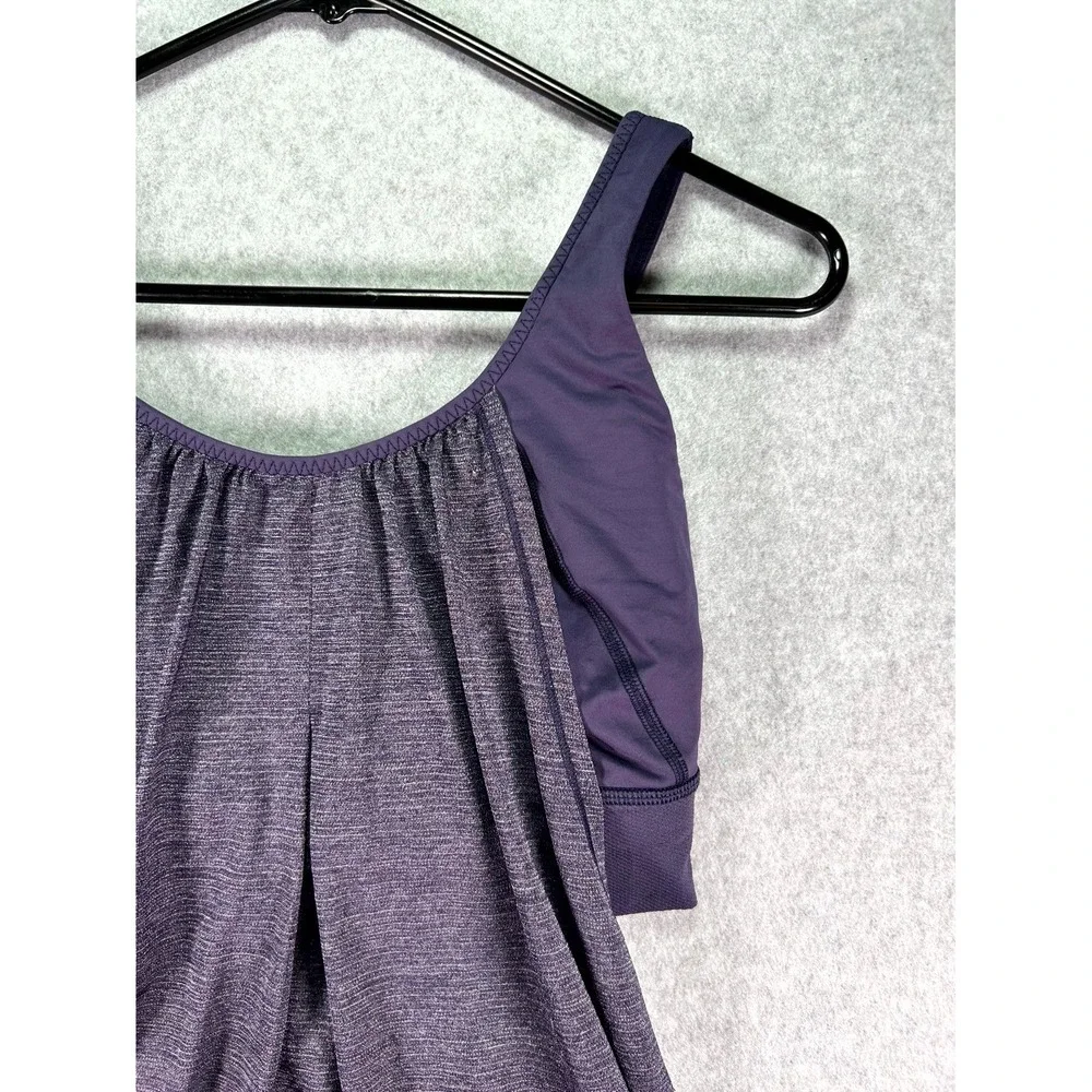 Lululemon Run Times Tank Top Women's Purple Built-In Shelf Bra Sweat Wicking XS